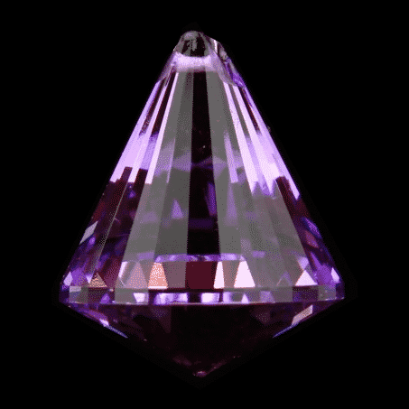 Rainbow Crystal Cone Violet Aaa Quality