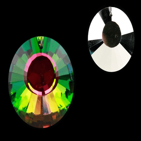 Rainbow Crystal Facet Panorama Multicolor