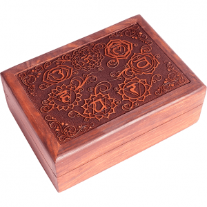 Tarot Box Seven Chakras Engraved