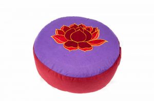 Meditation Cushion Lotus (violet-red)