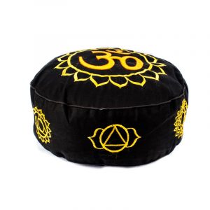 Meditation Pillow Chakra (gold Black)