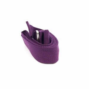Yoga Belt D-ring Purple