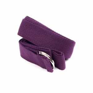 Yoga Belt D-ring Purple