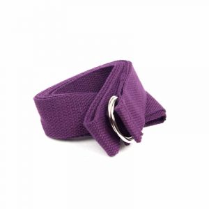 Yoga Belt D-ring Purple