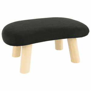 Meditation Bench Wood Black