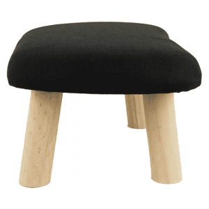 Meditation Bench Wood Black