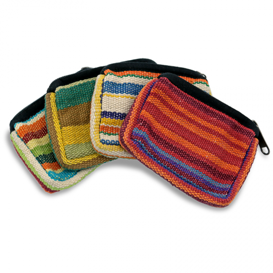 Bag Cotton Mixing colours with zipper