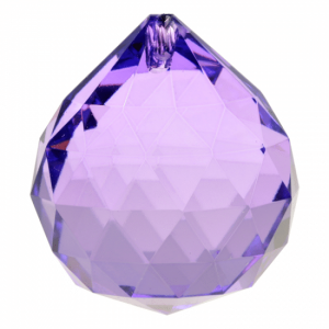 Rainbow Crystal Bol Violet Aaa Quality (4 Cm)