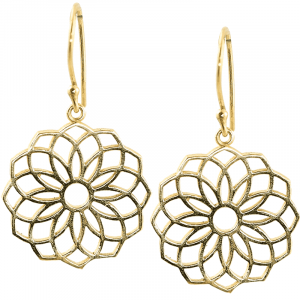 Earring Life Brass Seed Gold Color