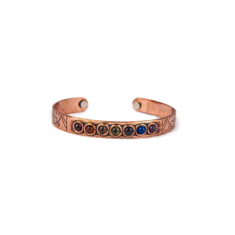 Bracelet chakras Magnetic Copper