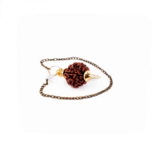 Rudraksha Pendulum Gold-coloured