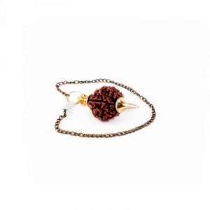 Rudraksha Pendulum Gold-coloured