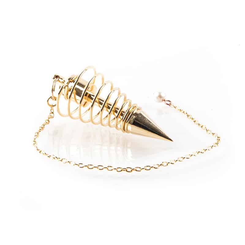 Pendulum Spiral Brass Gold plated