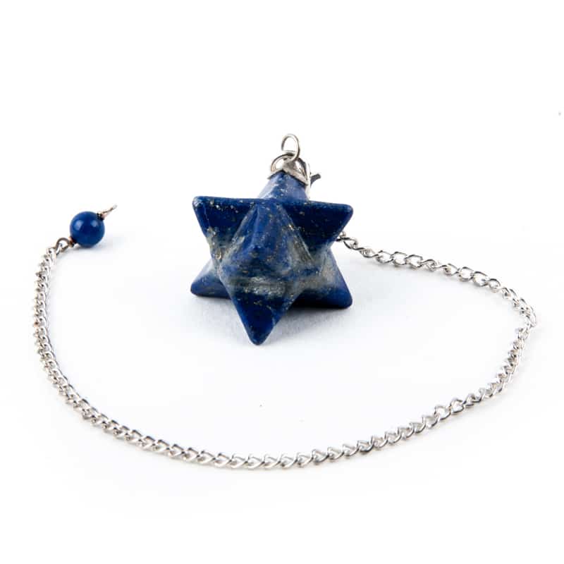 Pendulum Lapis Lazuli Merkaba Eighth-pointed