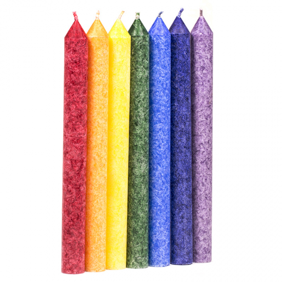 Chakra Scented Candles Dinner Candles Assorted
