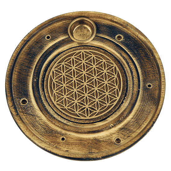 Incense and Cone burner Flower of Life
