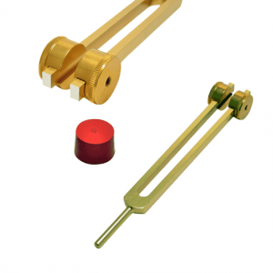 Tuning fork 50 Hz for the nervous system Gold color