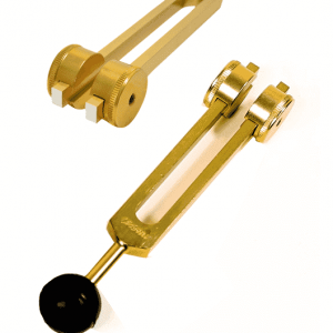Tuning fork 7th chakra Gold color