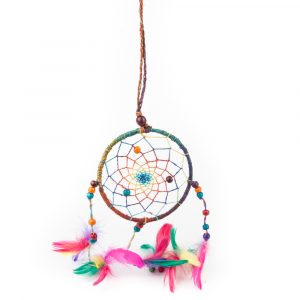 Dream catcher Hemp Rainbow (7.5 x 25 cm)