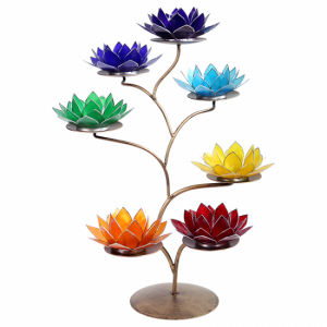 Chakra Lotus Metal Display