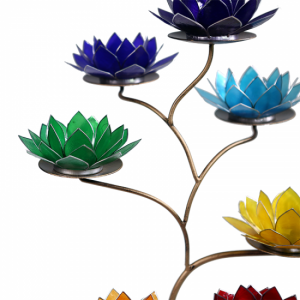 Chakra Lotus Metal Display