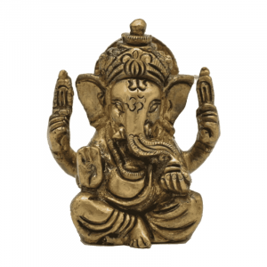 Ganesha Brass Thumbnail - 5 cm