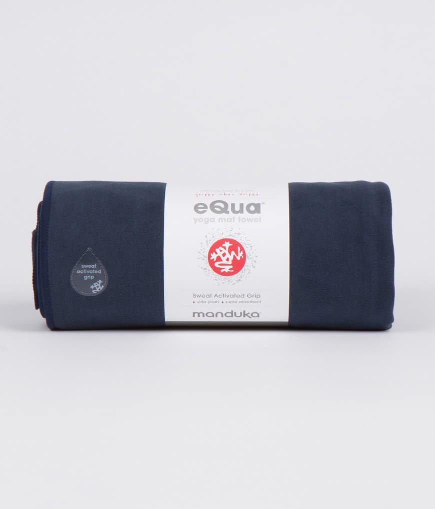 Manduka eQua Yogamat Towel - Midnight