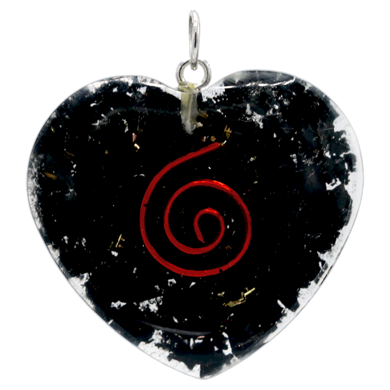 Shungite Hanger Heart shaped