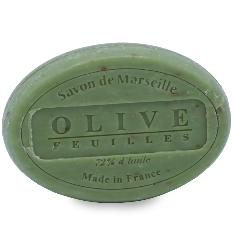 Natural Marseille Soap Olive with Leaves