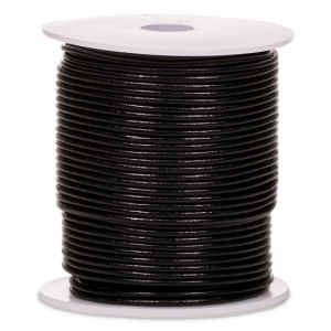 Carcine Leather Cord Black (50 meters)