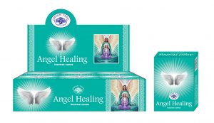 Green Tree Incense Cone Angel Healing (12 packets)