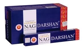 Darshan Incense Golden Nag (12 packages)