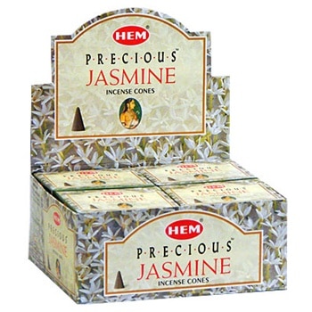 HEM Incense Cone Precious Jasmine (12 packets)