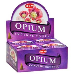 HEM Incense Cone Opium (12 packets)
