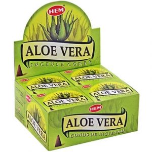 HEM Incense cone Aloevera (12 packets)