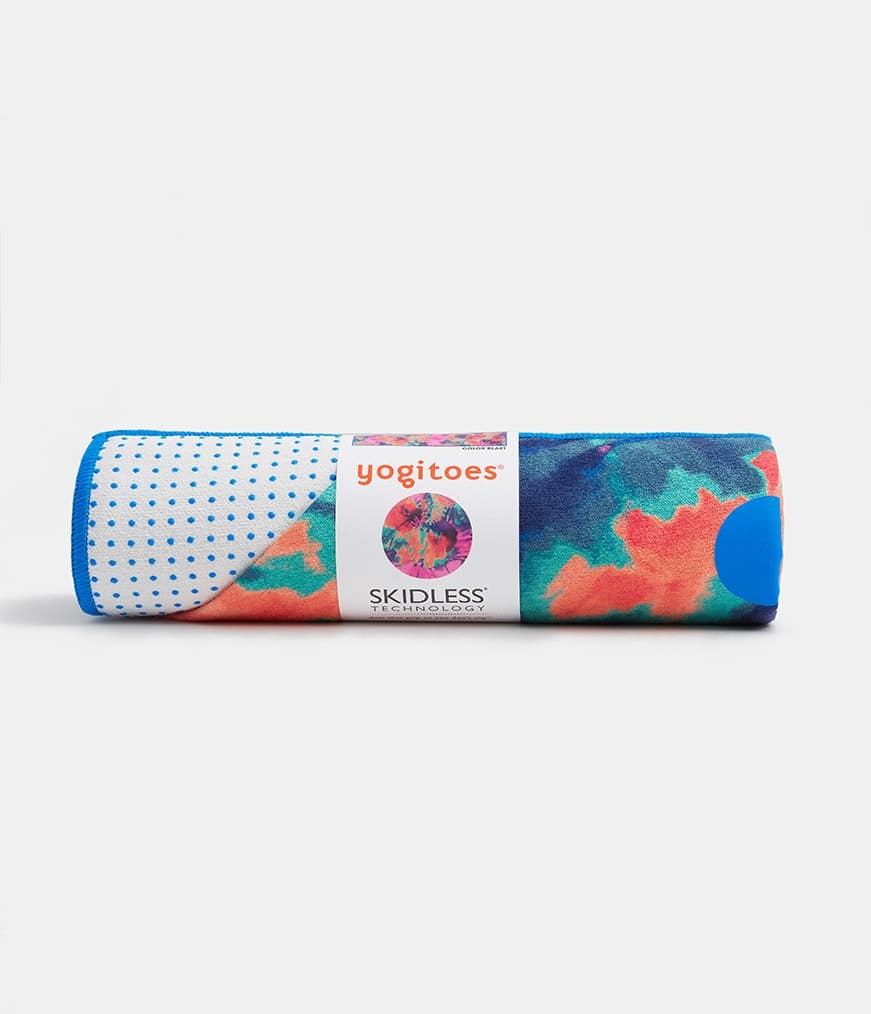 Manduka Yogitoes Skidless Yoga Towel - Color Blast