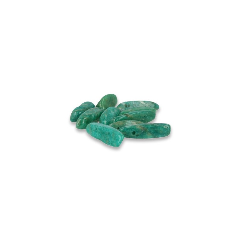 Loose Beads Amazonite Longdrop (11 pieces)
