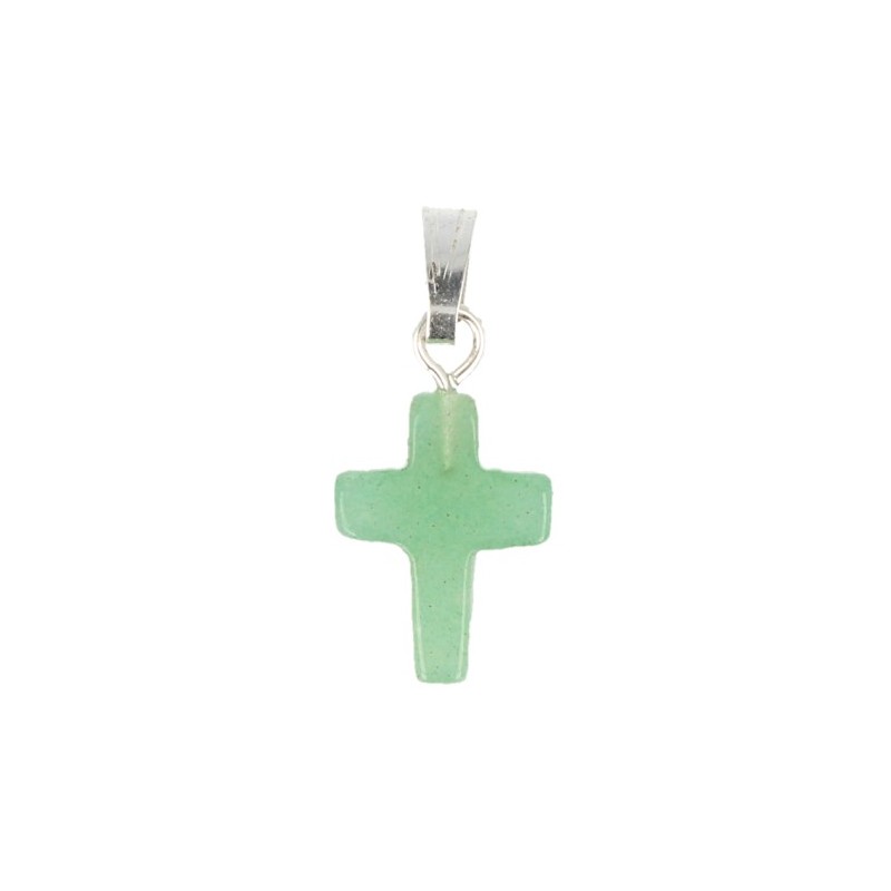 Cross Pendant Fantaine Green (14 mm)