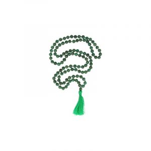 Gemstones Necklace Aventurine Green Mala