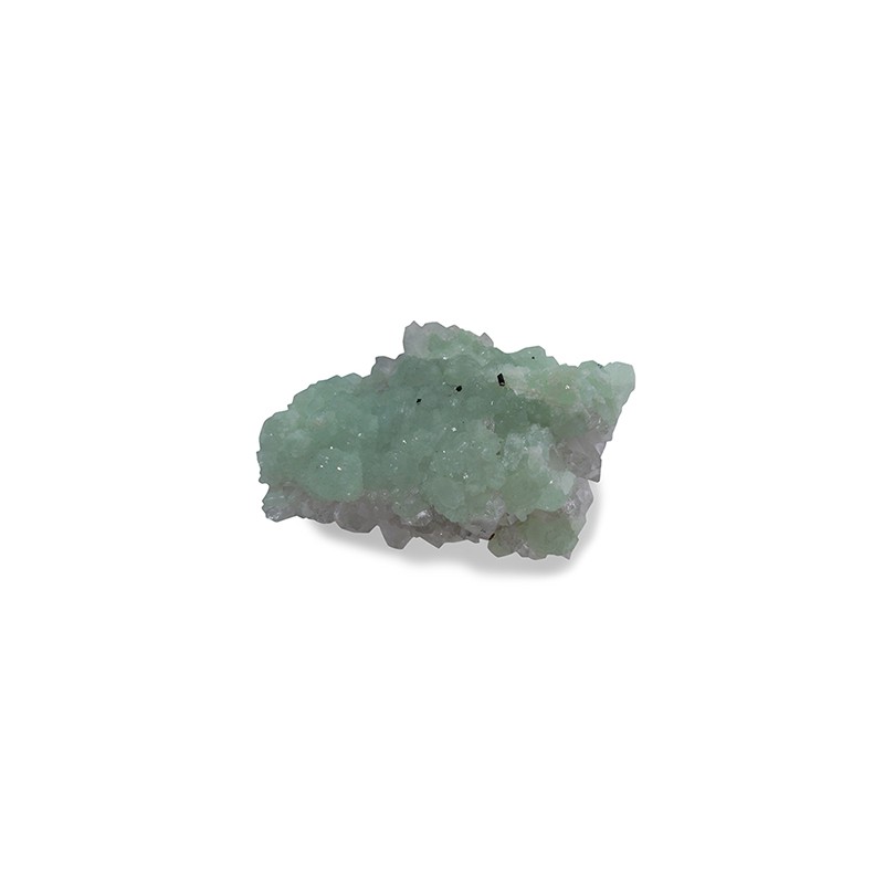 Gemstone Rock Crystal - Babingtonite - Prehnite - Himalayas (Model 98)