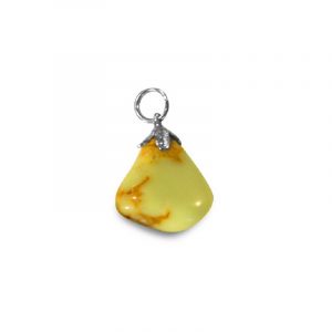 Gemstone Pendant Chrysopraas Lemon (Gaspeite)
