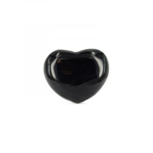 Heart-Shaped Gemstone Black Obsidian (45 mm)