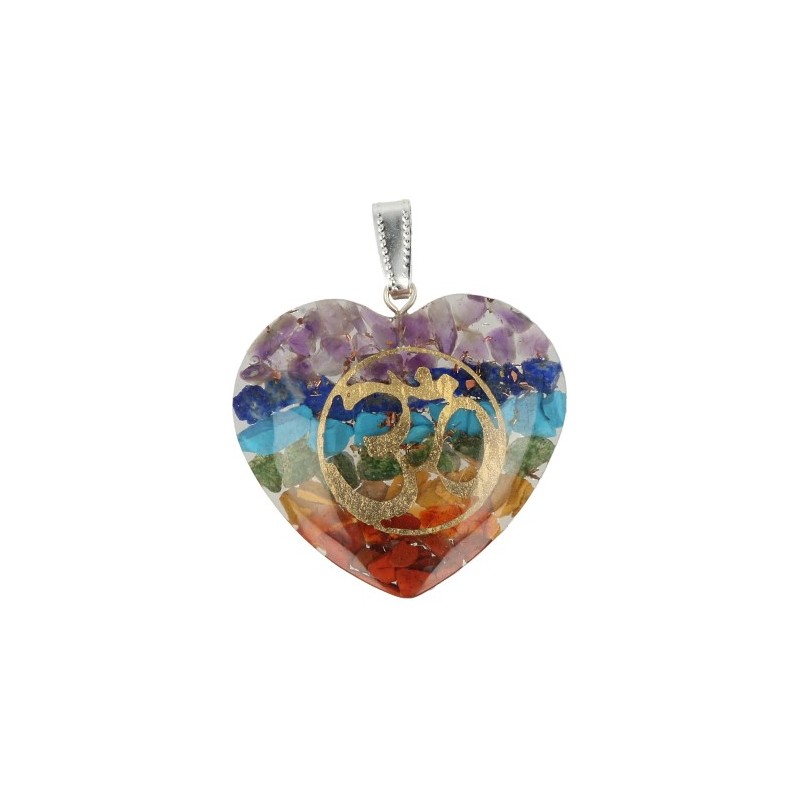 Orgon Hanger Heart shaped Gemstones Chakra