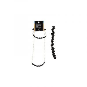 Chain and Bracelet Bar Tourmaline Black (Set)