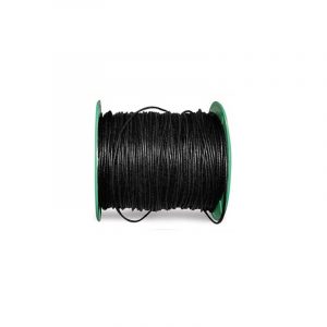 Wax Cord Black Spool (100 meters - 2 mm)