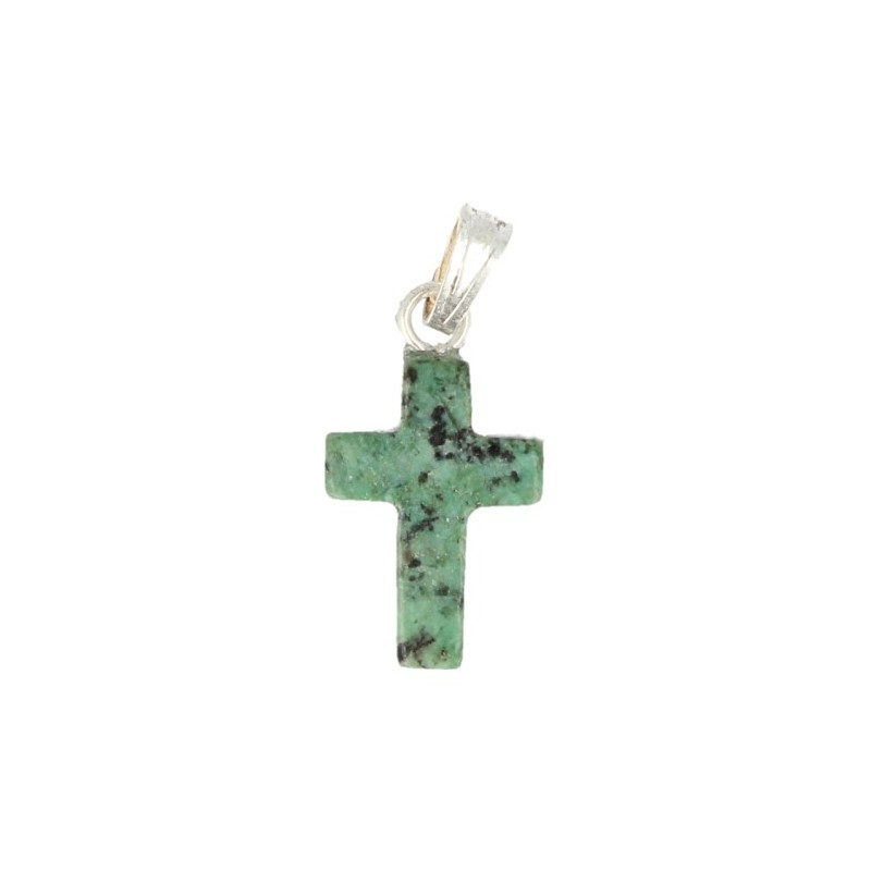Cross Pendant Zoisite (14 mm)