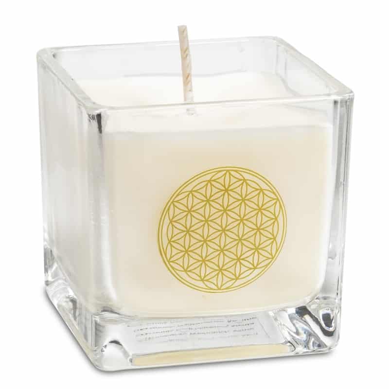 Rapeseed Wax Eco Scented candle Flower of Life