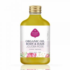 Vegan Skin/Hair Oil Jojoba Rose BIO