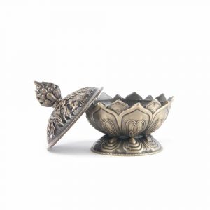 Incense burner Lotus Copper Color