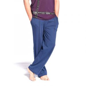 Yoga Pants Comfort Bio Cotton Mens Navy S-M